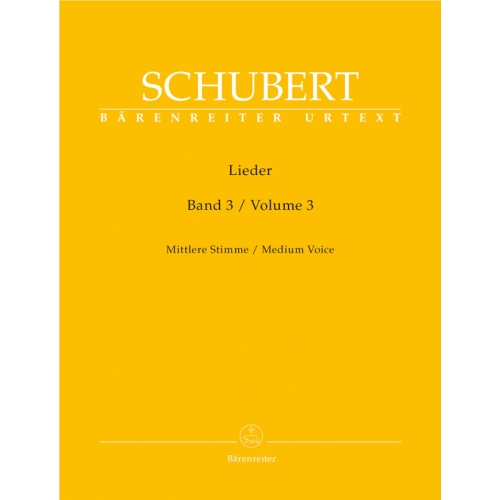 Franz Schubert - Lieder Band 3