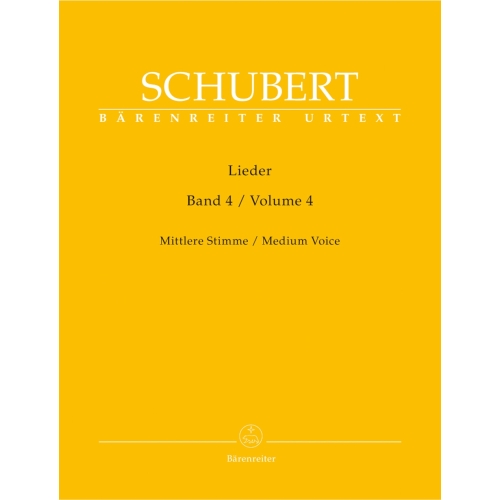 Franz Schubert - Lieder Band 4
