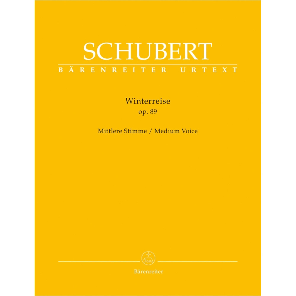 Franz Schubert - Winterreise Op. 89 D 911 - Medium Voice