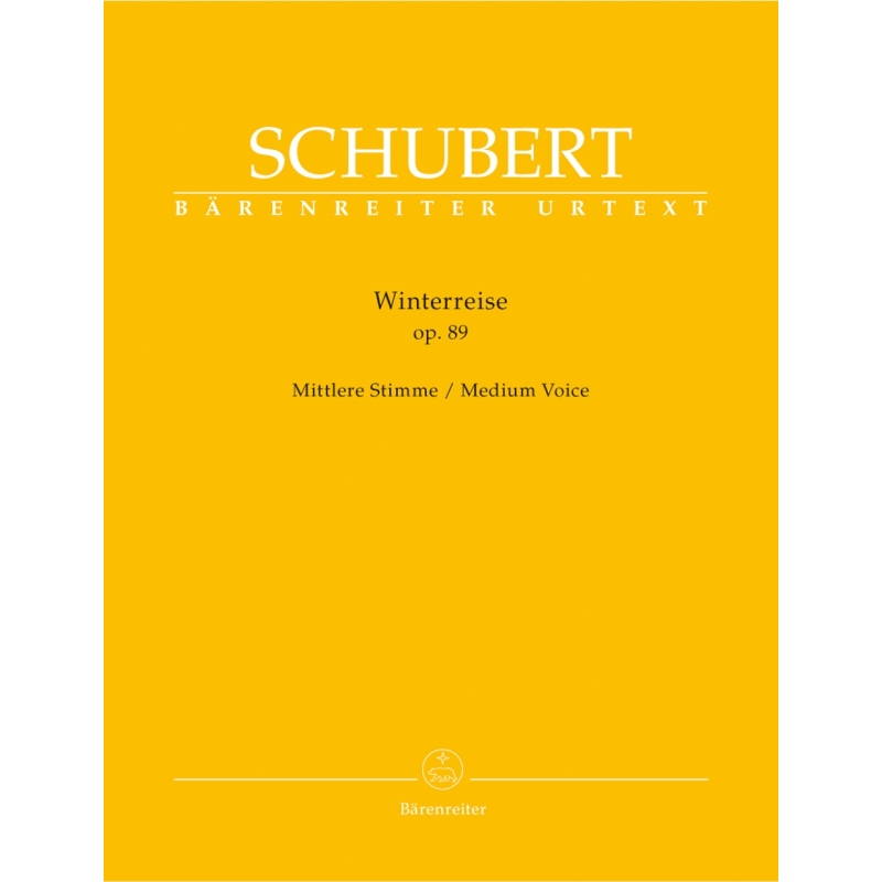 Franz Schubert - Winterreise Op. 89 D 911 - Medium Voice