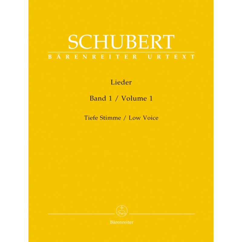 Franz Schubert - Lieder Volume 1 Low Voice & Piano