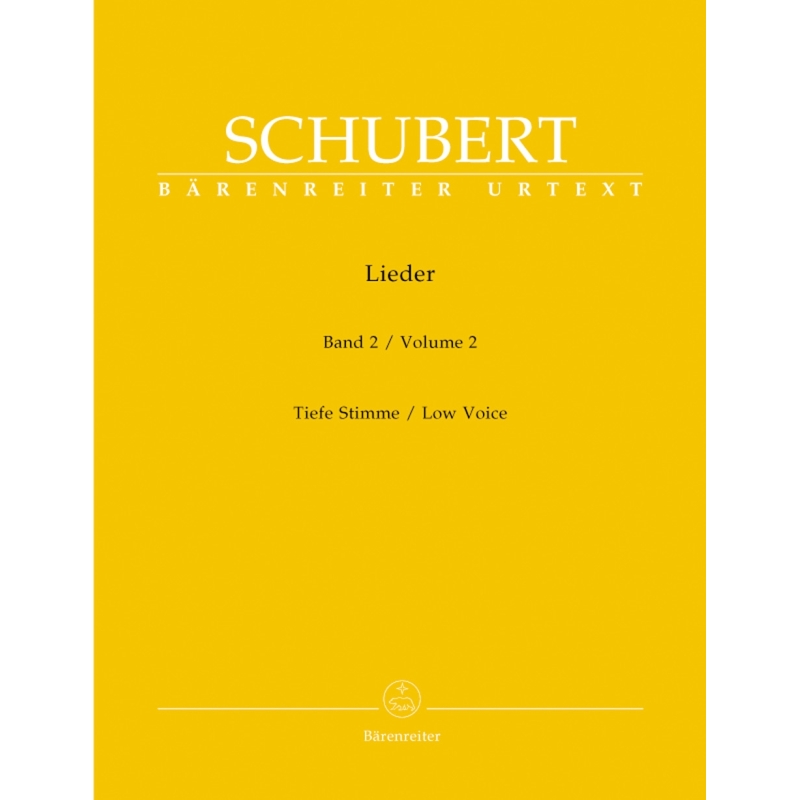 Franz Schubert - Lieder Band 2 - Low Voice