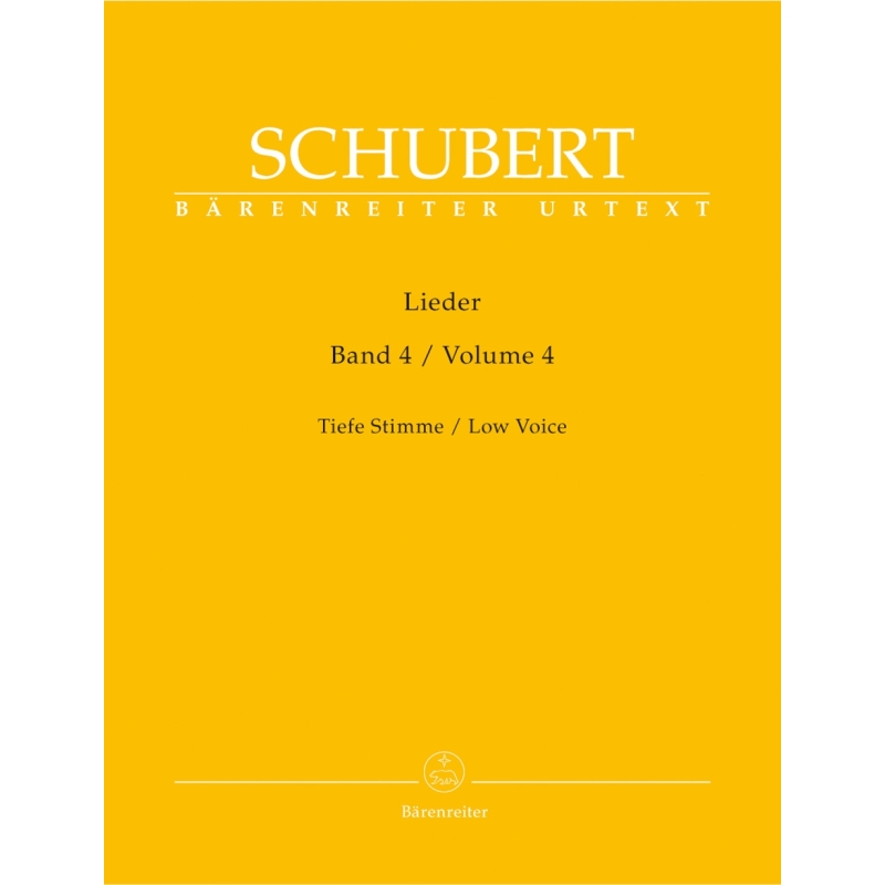 Franz Schubert - Lieder Band 4