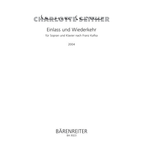 Charlotte Seither - Einlass...