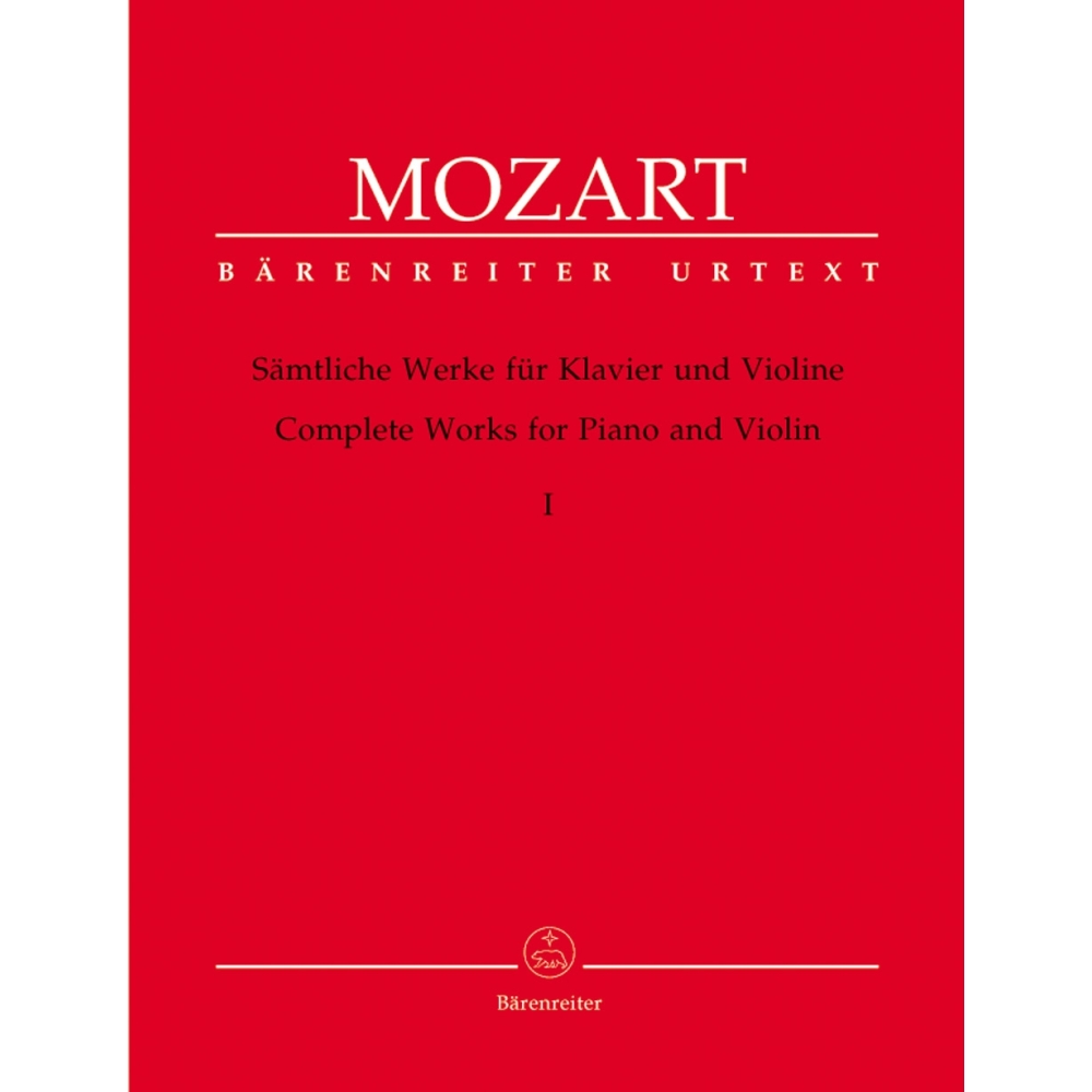 Wolfgang Amadeus Mozart - Complete Works For Violin And Piano - Volume 1