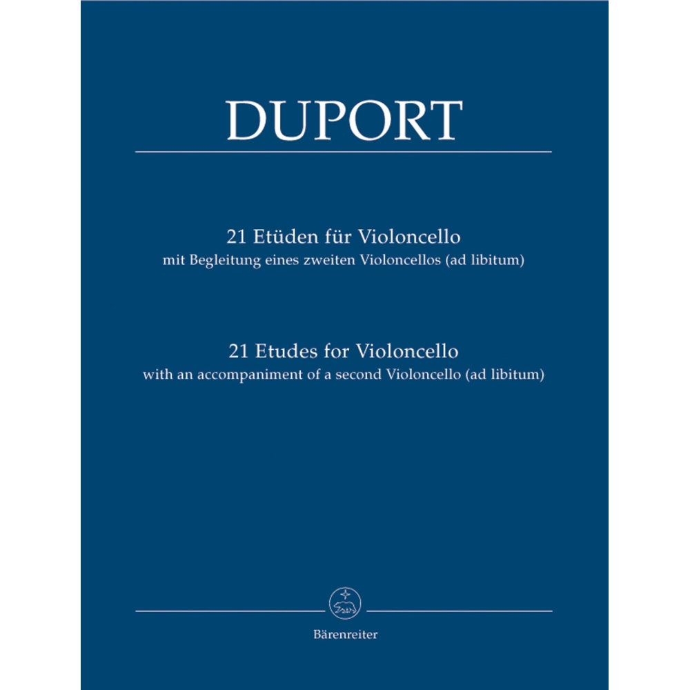 Jean-Louis Duport - 21 Etudes for Violoncello