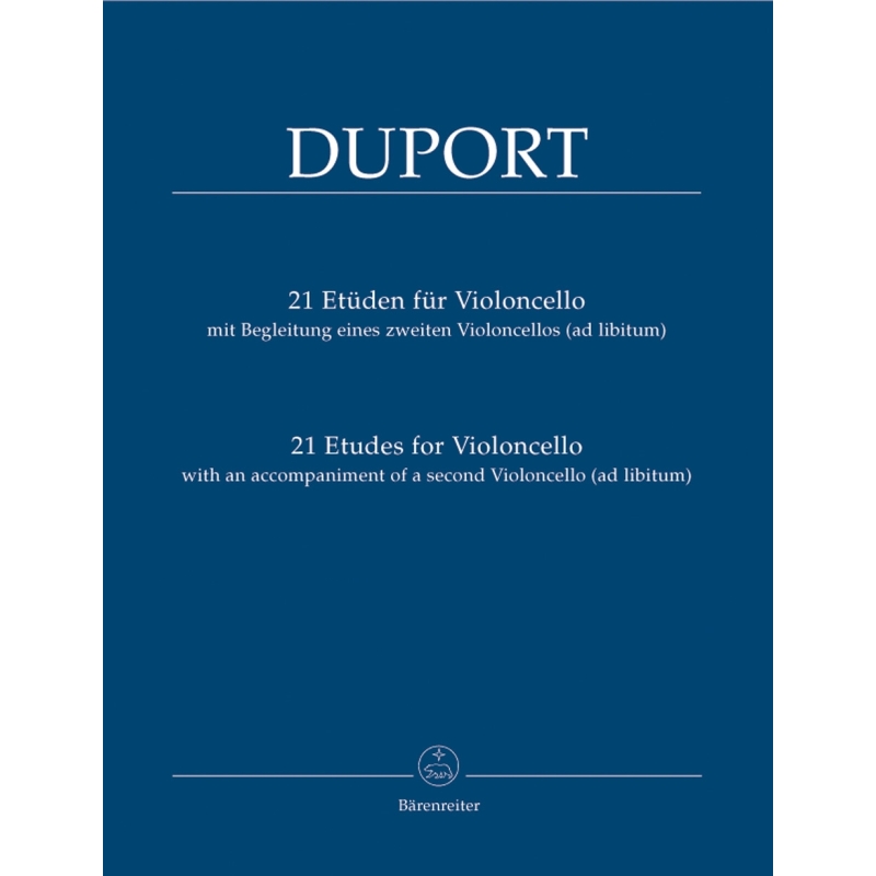 Jean-Louis Duport - 21 Etudes for Violoncello
