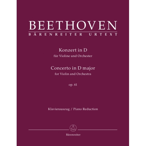 Ludwig van Beethoven - Violin Concerto In D Op.61 - Piano Reduction