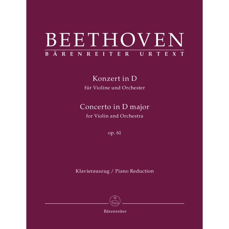 Ludwig van Beethoven - Violin Concerto In D Op.61 - Piano Reduction