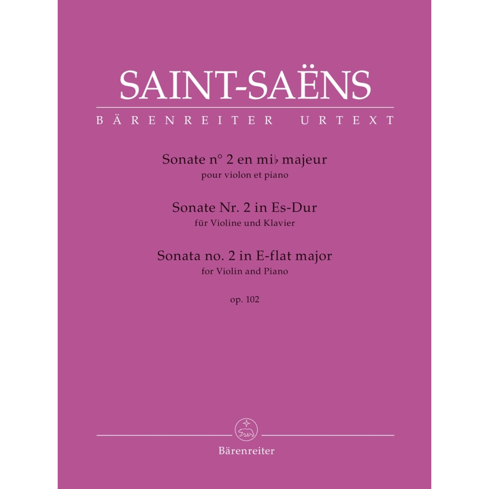 Camille Saint-Saëns - Sonata No 2 for Violin and Piano