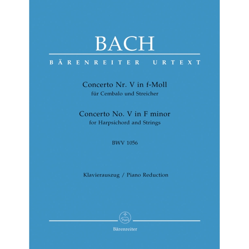 Johann Sebastian Bach - Concerto For Harpsichord No.5 In F Minor