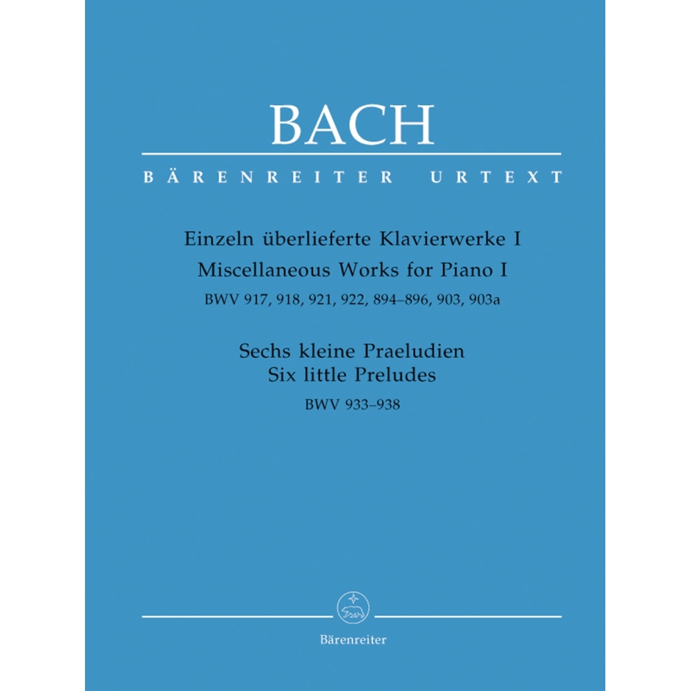Johann Sebastian Bach - Klavierwerke 1 BWV917 918 921