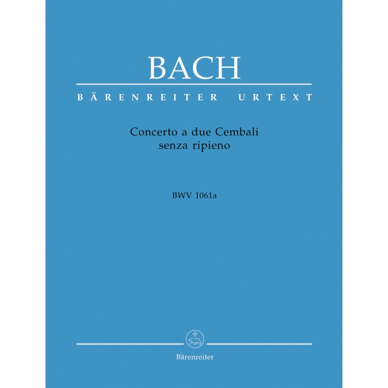 Johann Sebastian Bach - Bach Concert C BWV1061A 2Cembalo