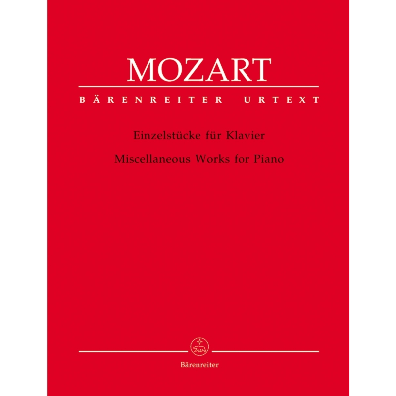 Wolfgang Amadeus Mozart - Miscellaneous Works For Piano