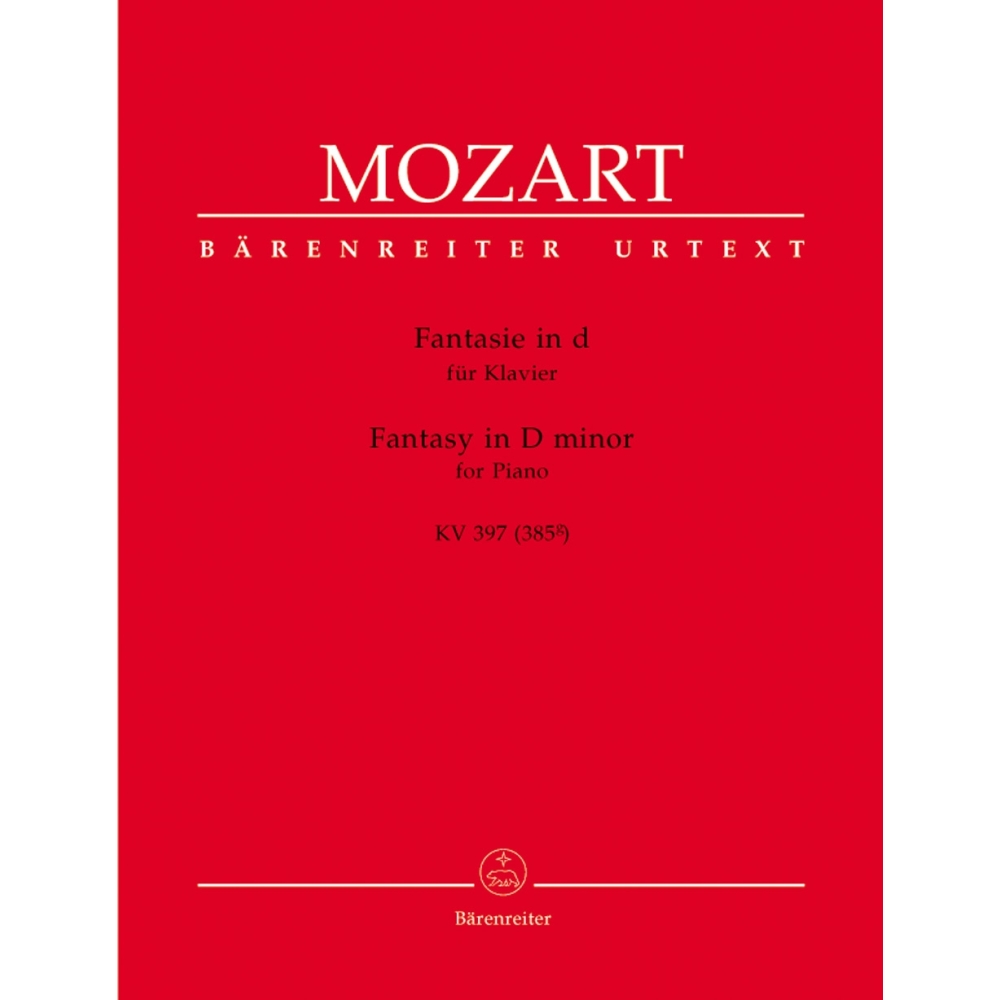 Wolfgang Amadeus Mozart - Fantasie In D-Moll Für Klavier