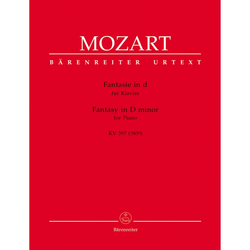 Wolfgang Amadeus Mozart - Fantasie In D-Moll Für Klavier