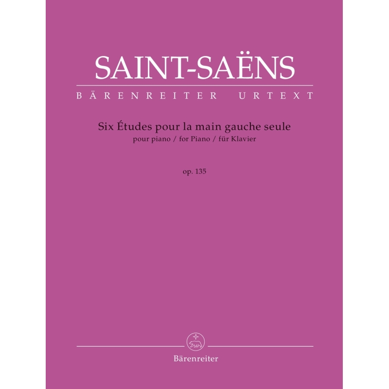Camille Saint-Saëns - Six études pour la main gauche seule op. 135
