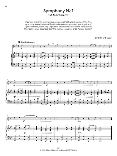 Wade, Richard -  The Young Symphonist, Volume 1 (Violin & Piano)