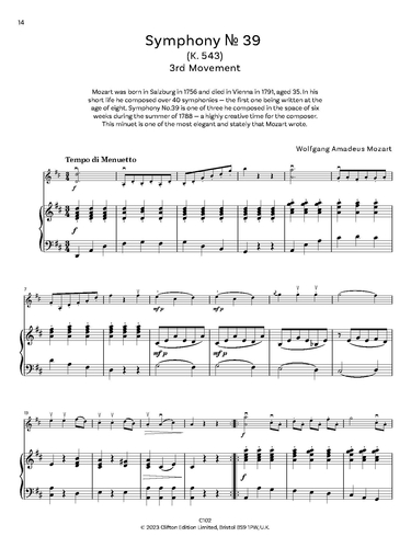 Wade, Richard -  The Young Symphonist, Volume 2 (Violin & Piano)