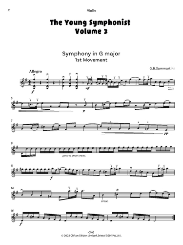 Wade, Richard -  The Young Symphonist, Volume 3 (Violin & Piano)