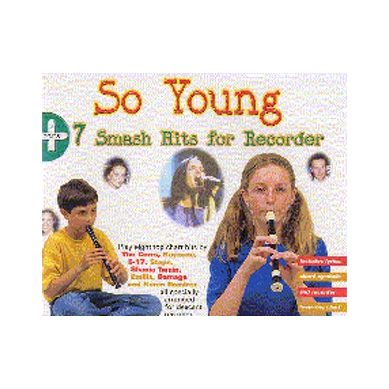 So Young + 7 Smash Hits For Recorder