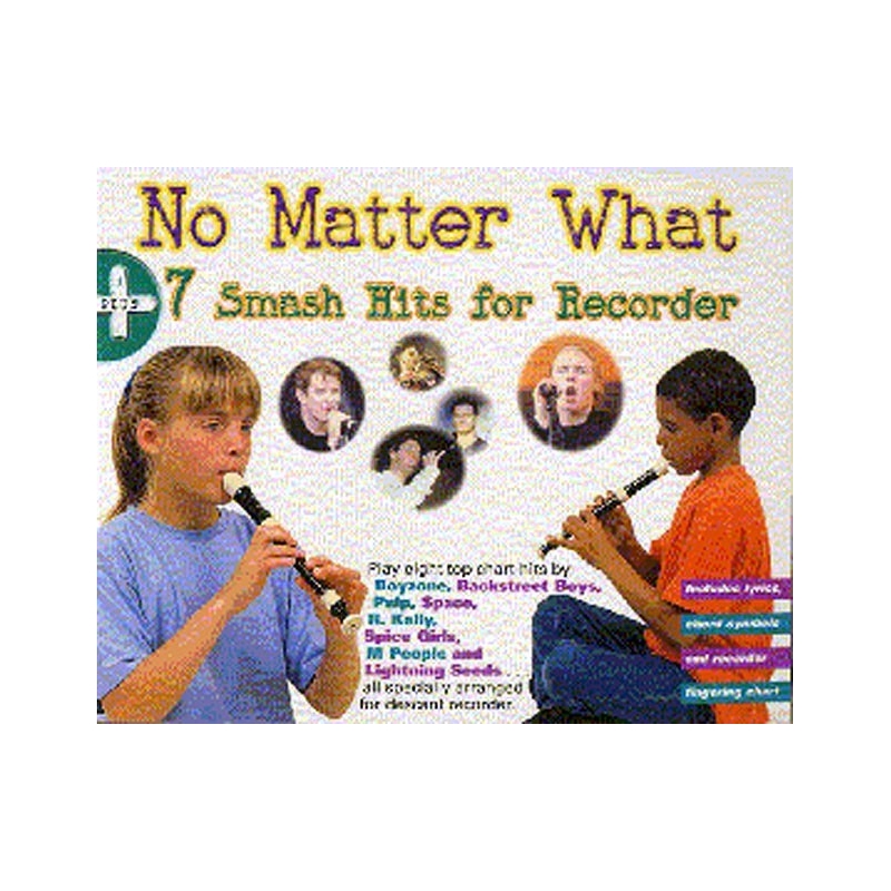 No Matter What +7 Smash Hits For Recorder