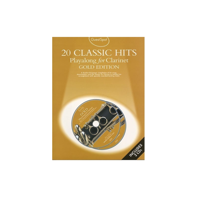 Guest Spot: 20 Classic Hits playalong for Clarinet Gold Edition