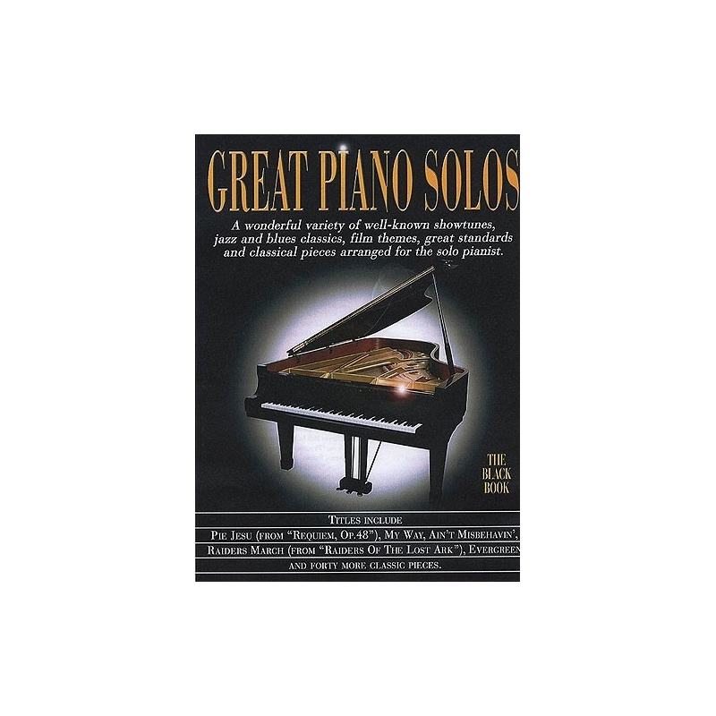 Great Piano Solos - The Black Book