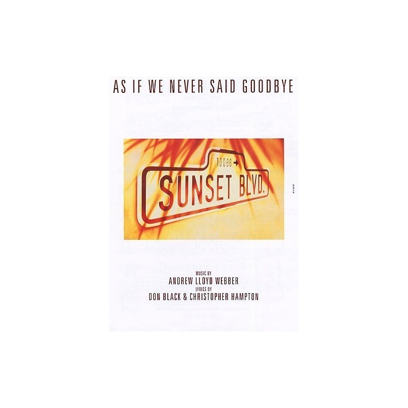 Webber, Andrew Lloyd - As If We Never Said Goodbye
