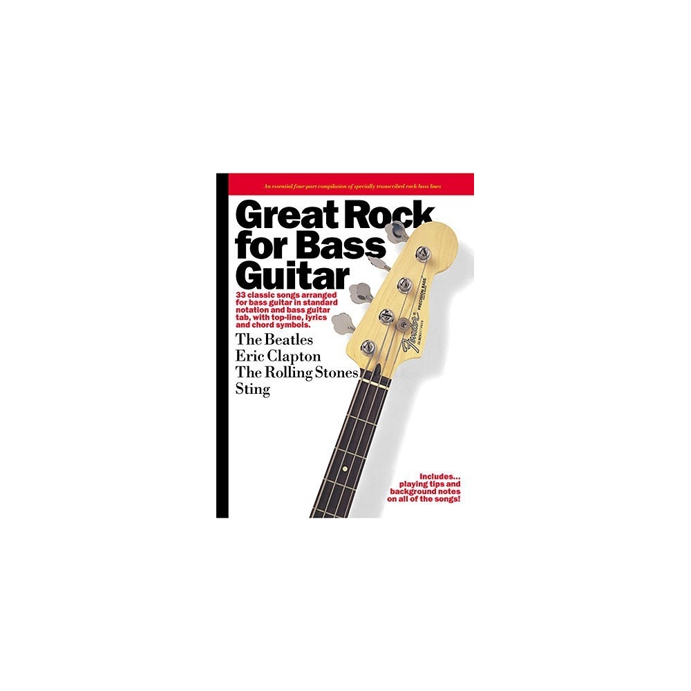 Clapton, Eric - Great Rock For Bass Guitar