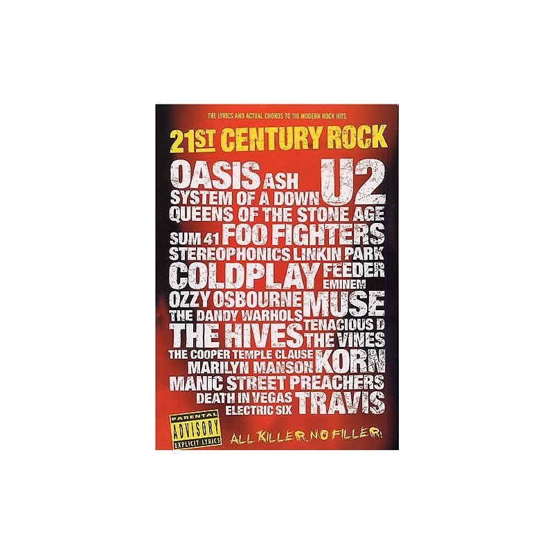 21st Century Rock Chord Songbook Slipcase