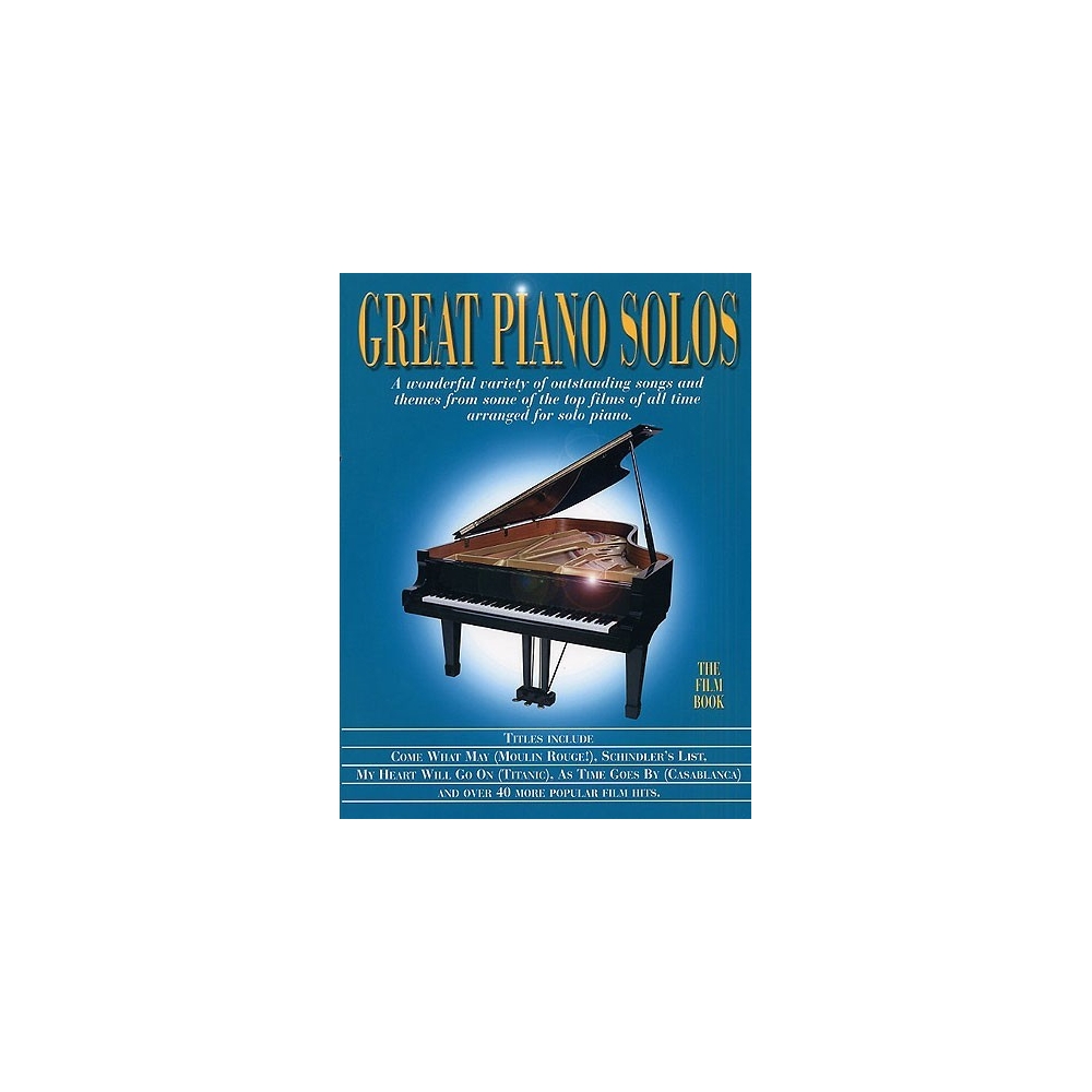 Great Piano Solos - Film Book