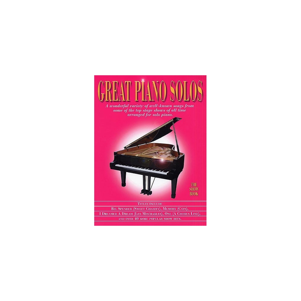 Great Piano Solos - The Show Book