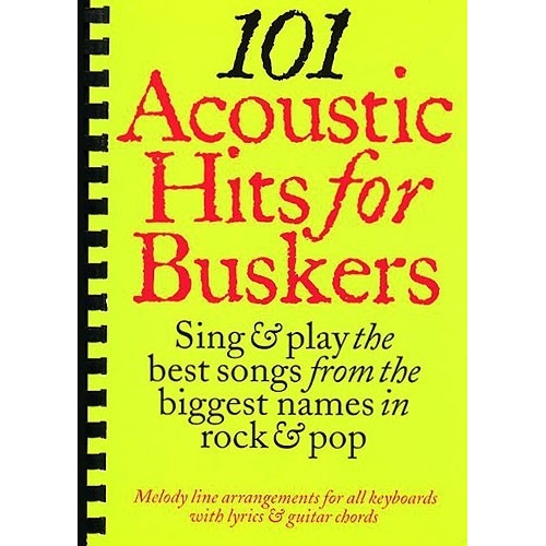 101 Acoustic Hits For Buskers