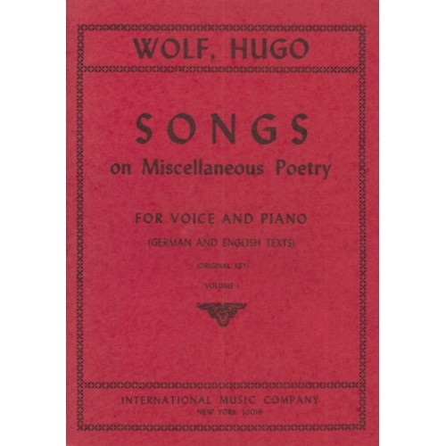 Wolf, Hugo P.J - Songs On...
