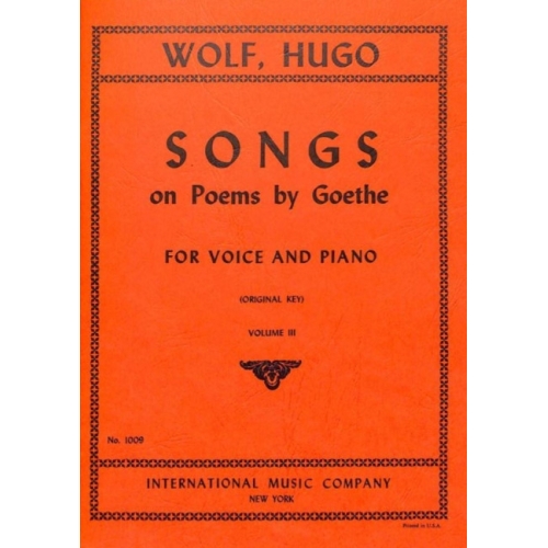 Wolf, Hugo Philipp Jakob -...