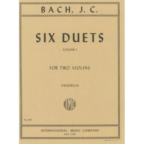 Bach, J.C - Six Duets...