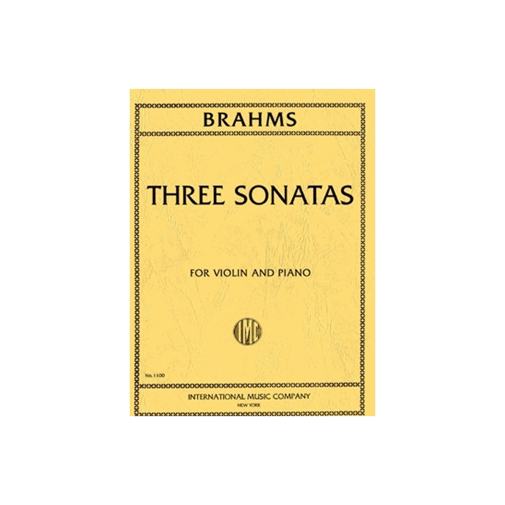 Brahms, Johannes - Three Violin Sonatas op.78, 100 & 108 