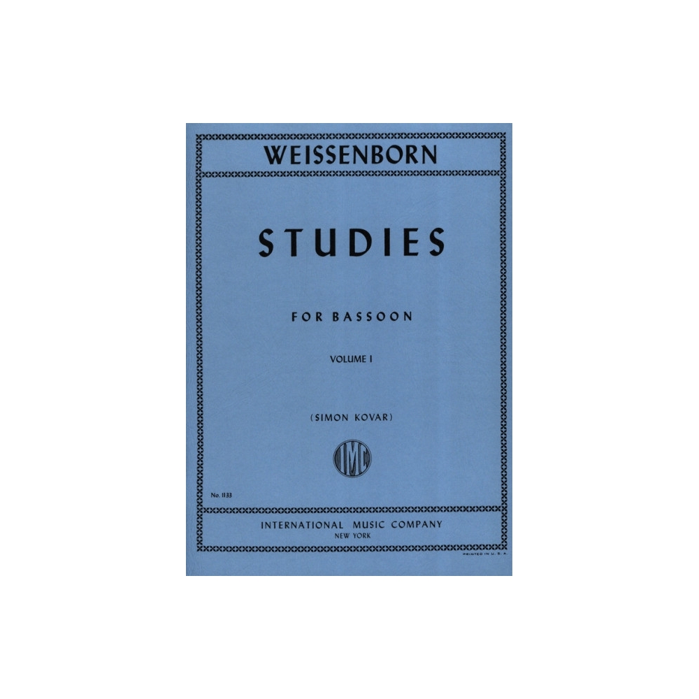Weissenborn, Julius - Studies 1 Op.8 Vol. 1