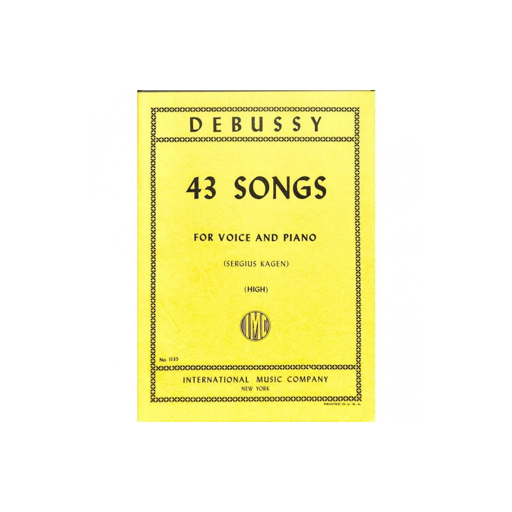 Debussy, Claude - 43 SONGS 