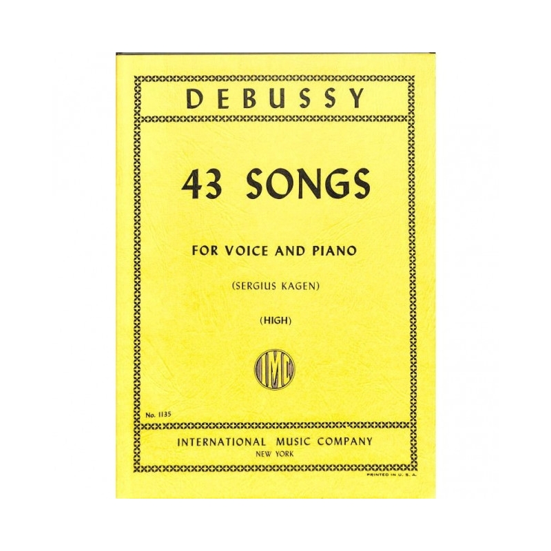 Debussy, Claude - 43 SONGS