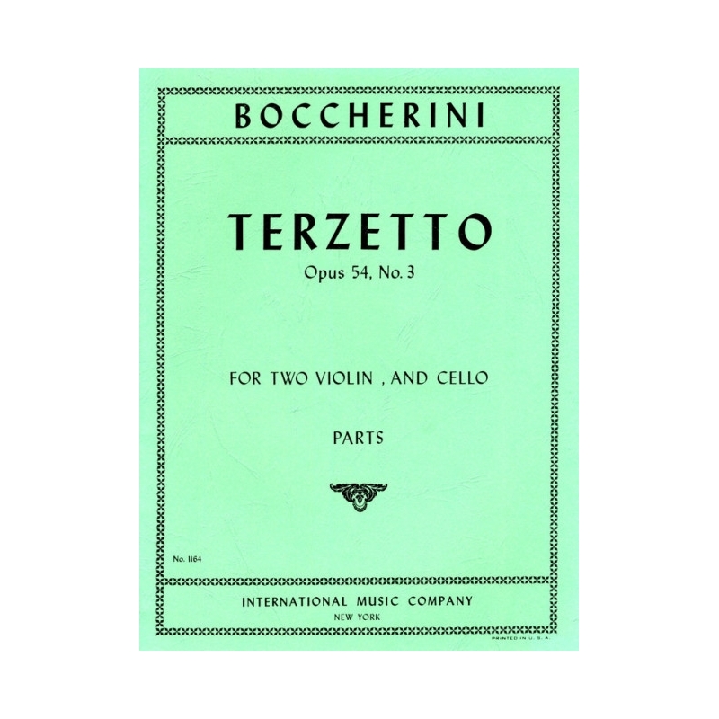 Boccherini, Luigi - Terzetto Op.54/3
