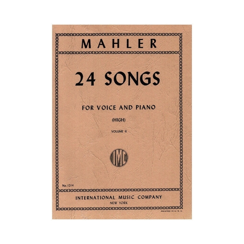 Mahler, Gustav - 24 Songs Vol. 2 Vol. 2