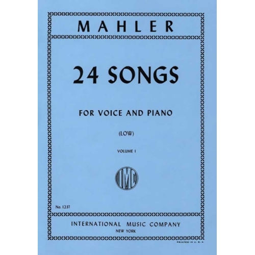 Mahler, Gustav - 24 Songs...