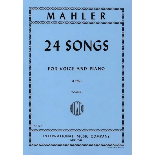 Mahler, Gustav - 24 SONGS...