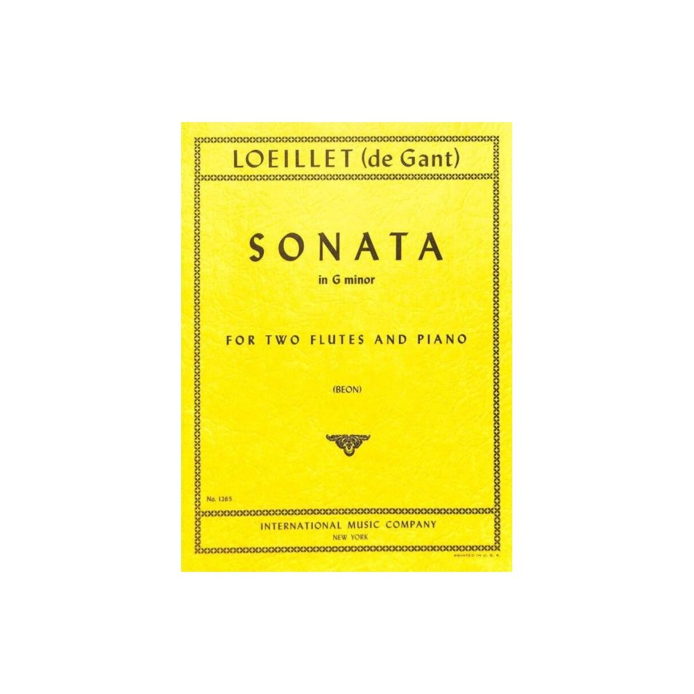Loeillet de Gant, Jean Baptiste - Sonata in G minor 