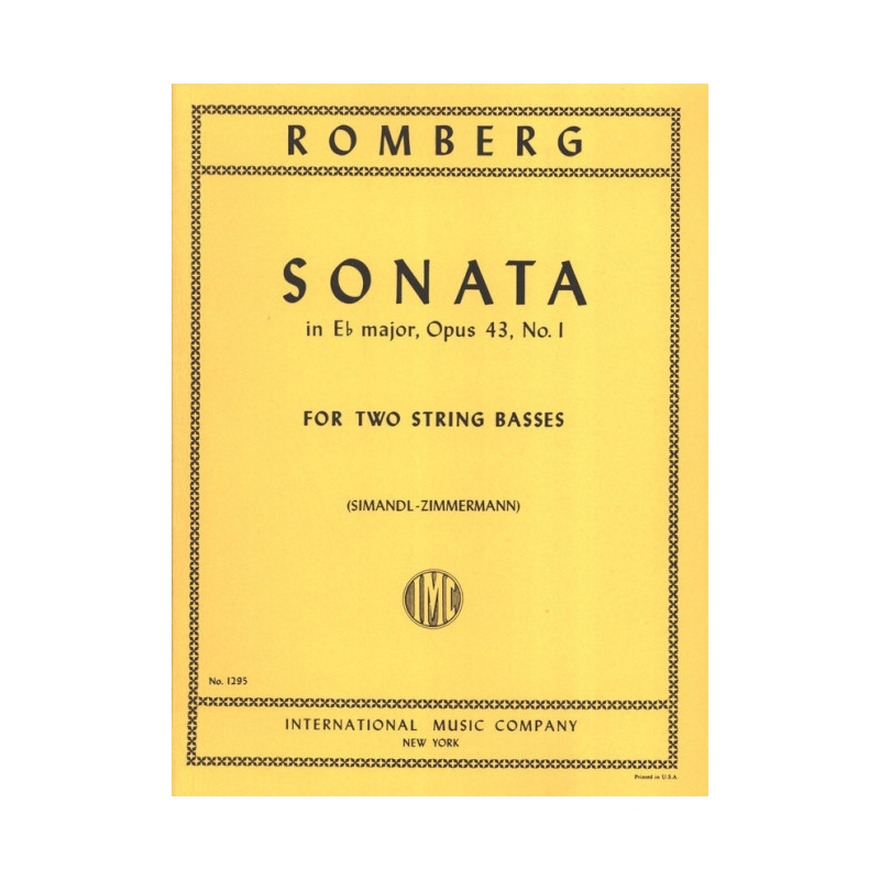 Romberg, Bernhard - Sonata in Eb Major Op. 43/1