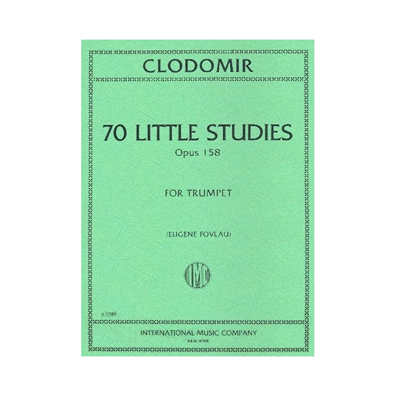 Clodomir, Pierre-Francois - 70 Little Studies Op.158 
