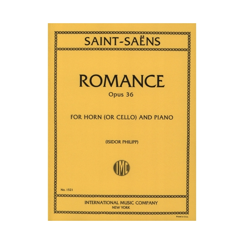 Saint-Saëns, Camille - Romance Op.36