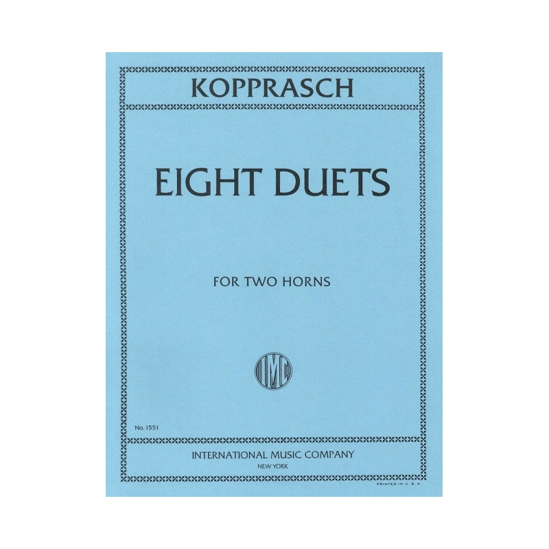 Kopprasch, Wilhelm - Eight Duets 